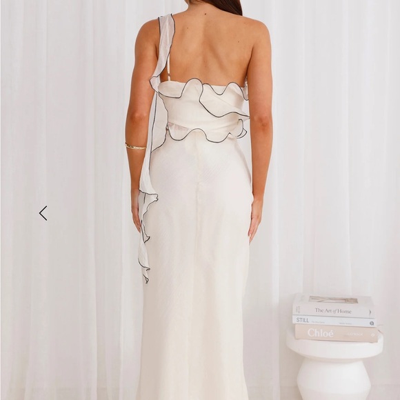 Hello Molly White Ruffle Dress - Picture 5 of 5